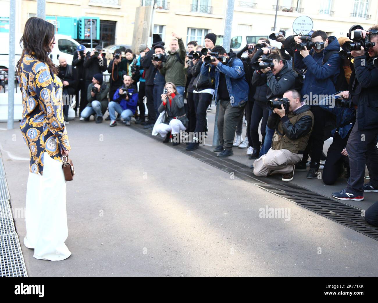 Camelia Jordana at Chloe Fashion Show Women Fall Winter 19-2020 as part