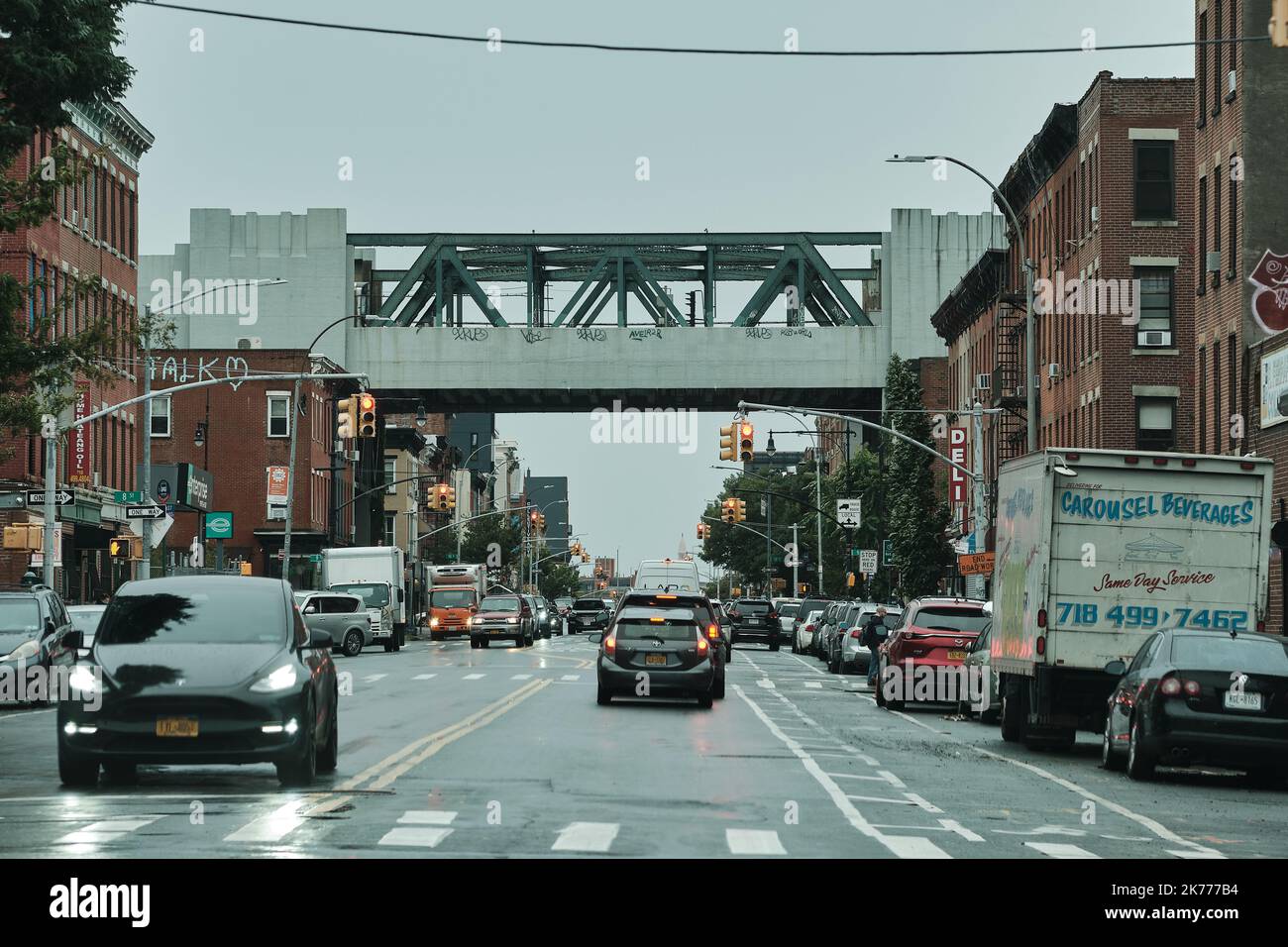 Rainy brooklyn hi-res stock photography and images - Alamy
