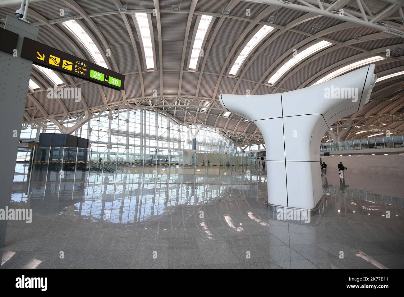 Opening of the new terminal of the Algerian international airport on