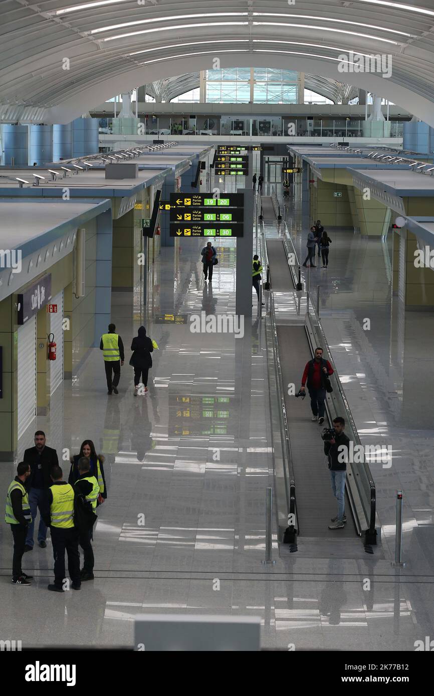 Opening of the new terminal of the Algerian international airport on