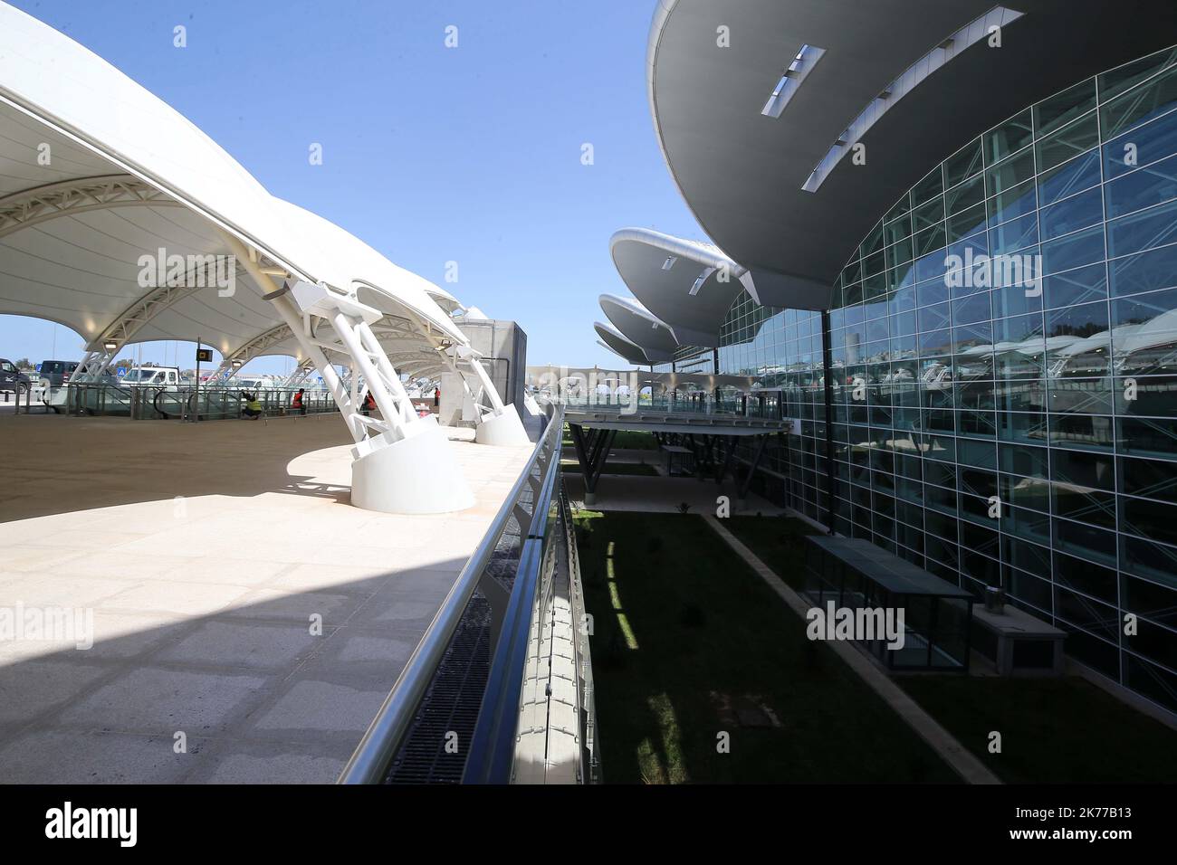 Opening of the new terminal of the Algerian international airport on