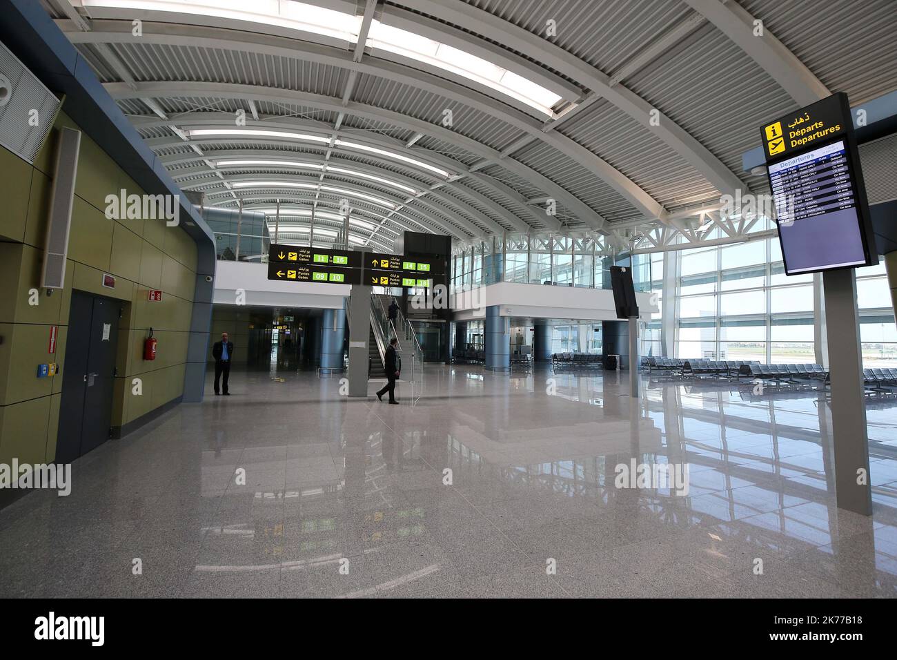 Opening of the new terminal of the Algerian international airport on