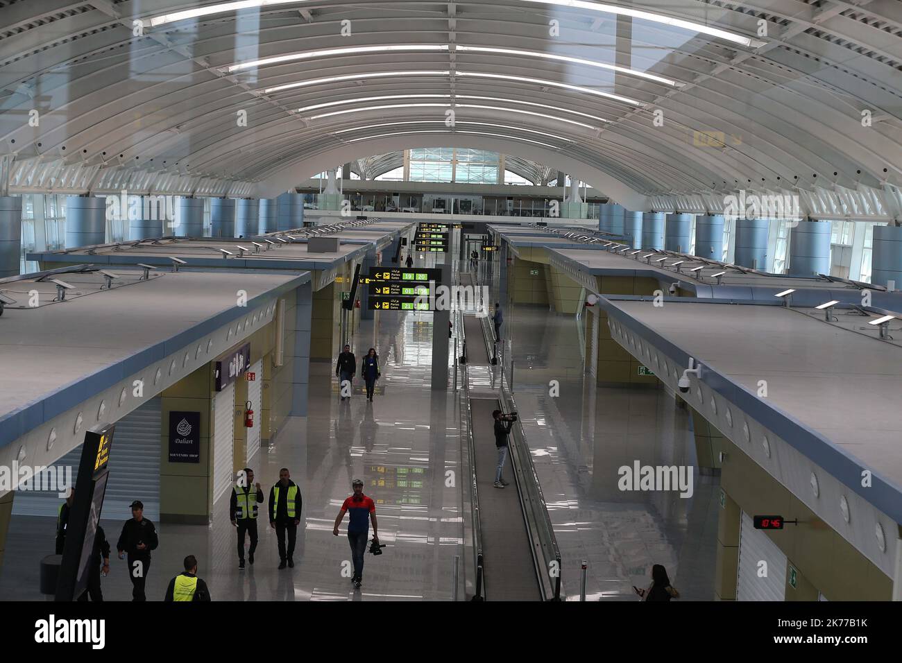 Opening of the new terminal of the Algerian international airport on