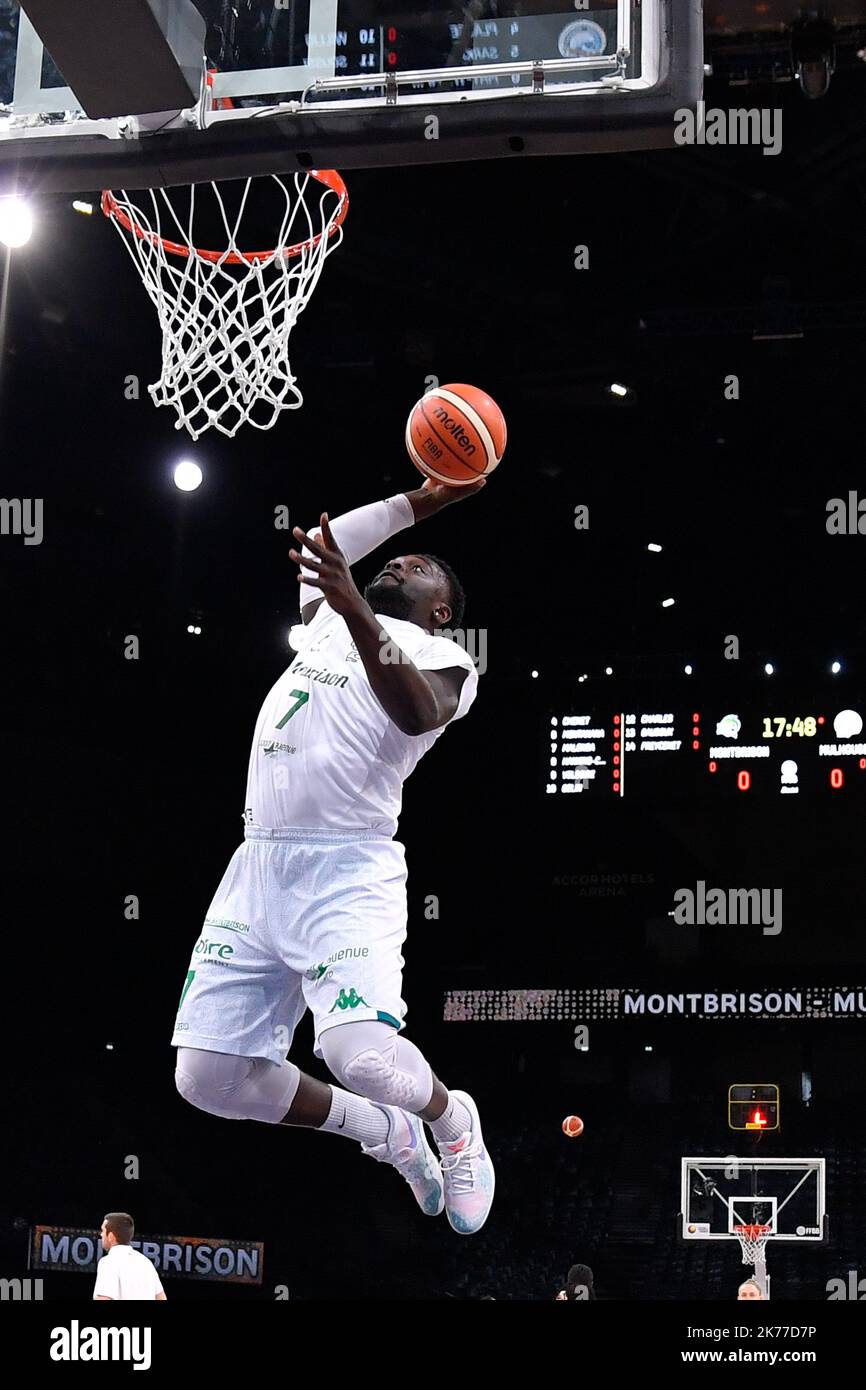 Finale de la Coupe de France de Basket 2019, BC Montbrison (NM2) VS  Mulhouse Pfastatt BA (NM2) , a AccorHotels Arena, Paris le 10 Mai 2019. /  10/05/2019 - France / Ile-de-France (