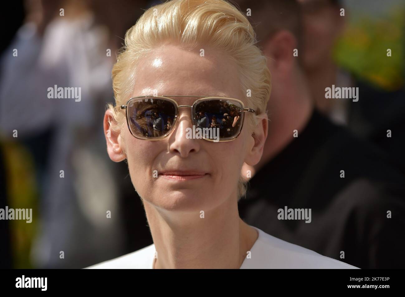 Tilda Swinton attending the The Dead Don't Die photocall, during the ...