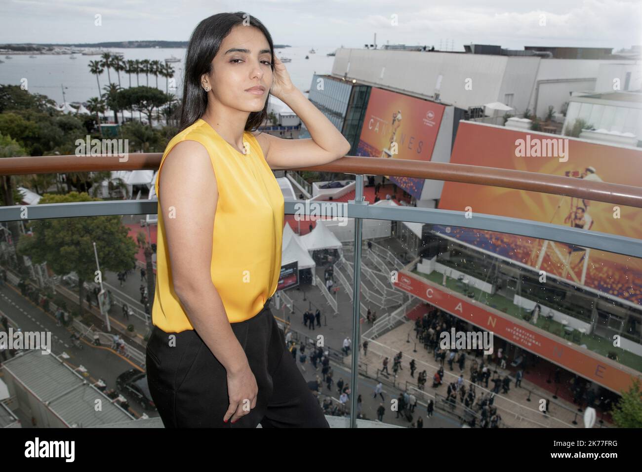 La comédienne et maintenant réalisatrice Hafsia Herzi qui présente à