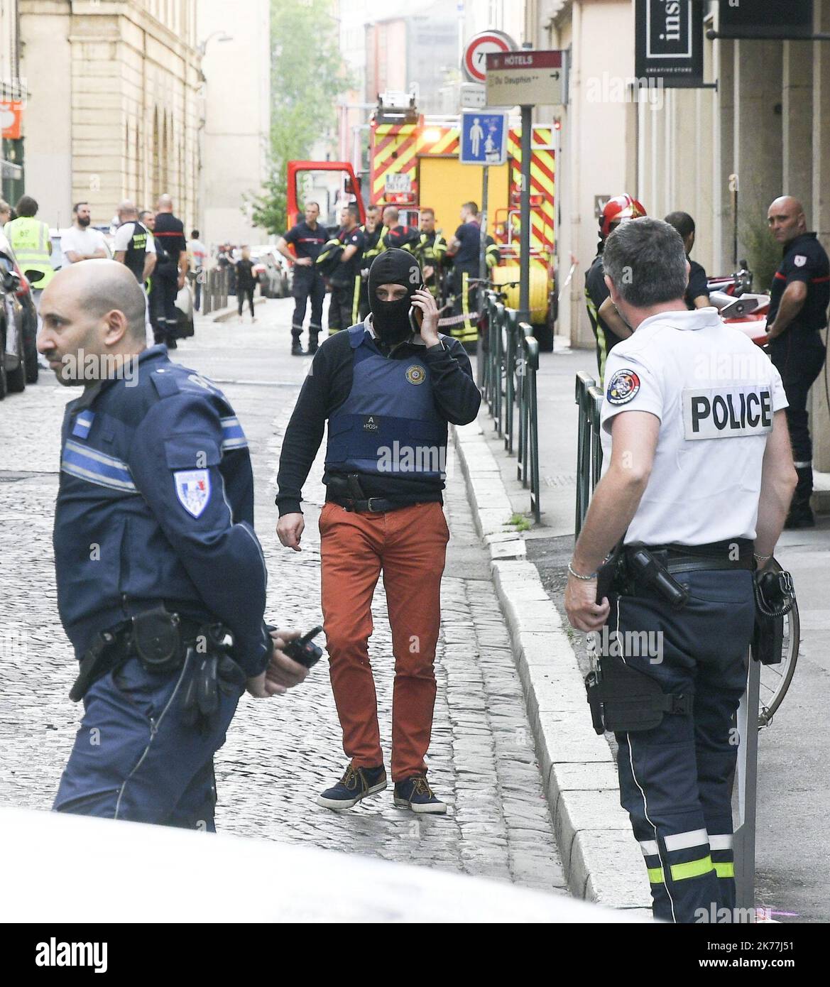 8 people injured after an explosion in Lyon, France, may 24th 2019 ...