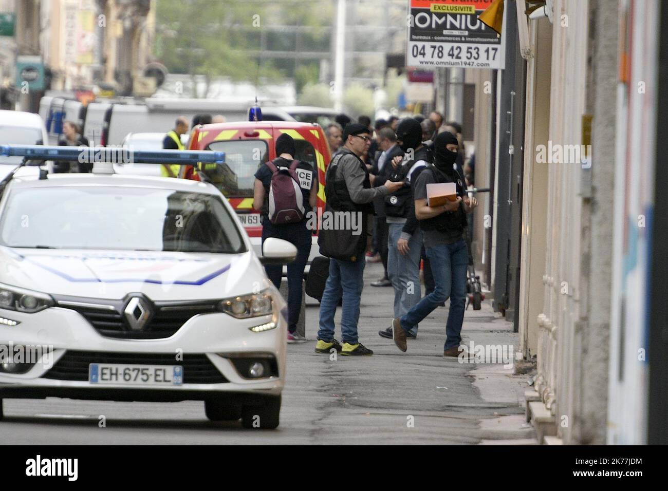 13 people injured after an explosion in Lyon, France, may 24th 2019 ...