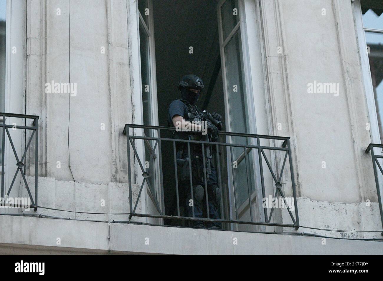 13 people injured after an explosion in Lyon, France, may 24th 2019 ...