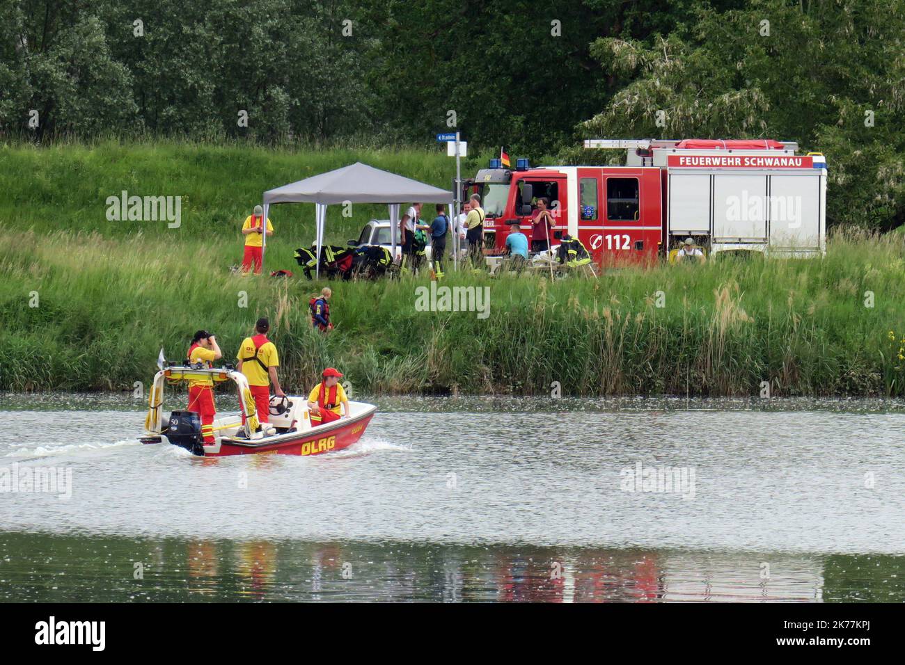 A canoe capsizes on the old Rhine: three dead, a four-year-old girl
