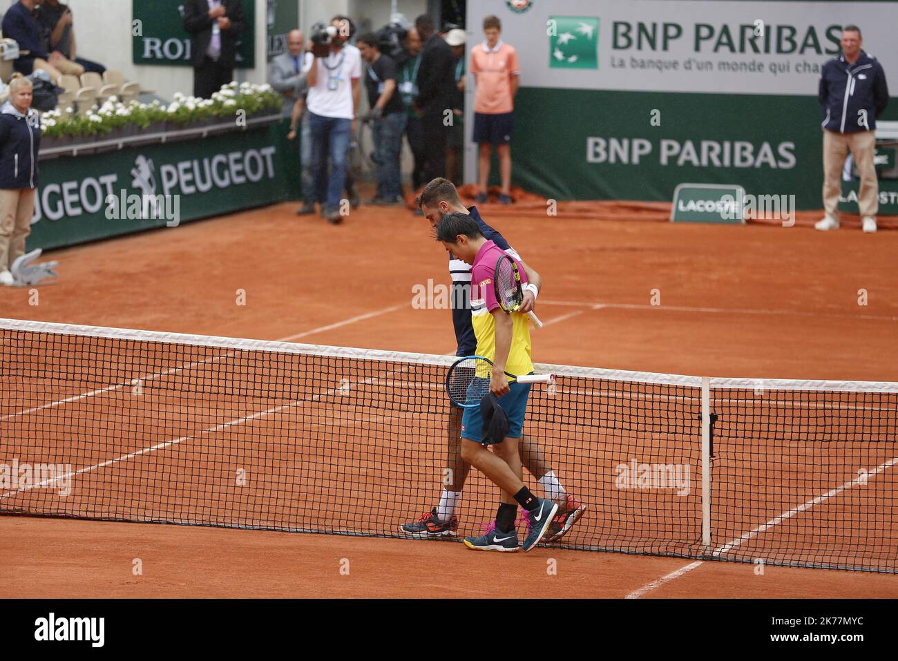 Kei NISHIKORI (JPN) vs Benoit PAIRE (FRA). French Open at Roland Garros on  June 03, 2019 in Paris, France Stock Photo - Alamy