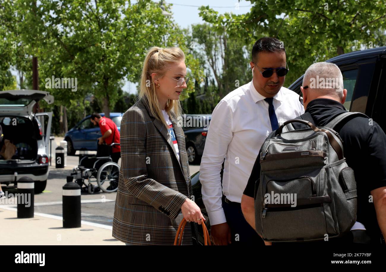Joe Jonas and Sophie Turner are seen in Avignon ahead of their wedding