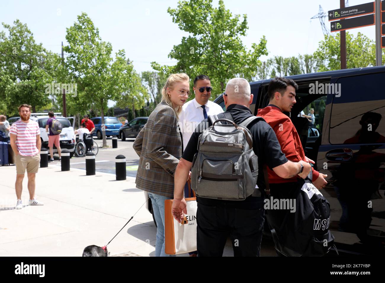 Joe Jonas and Sophie Turner are seen in Avignon ahead of their wedding