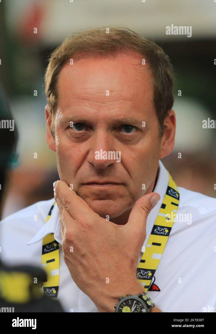 Christian Prudhomme (General Manager Tour de Stock Photo Alamy