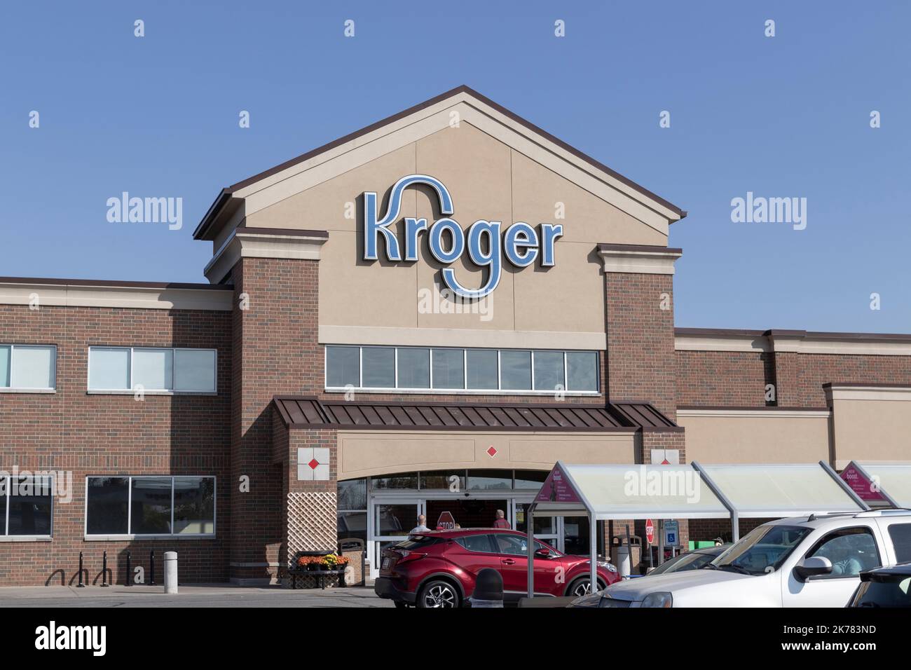 Avon Circa October 2022 Kroger Supermarket. Kroger is one of the