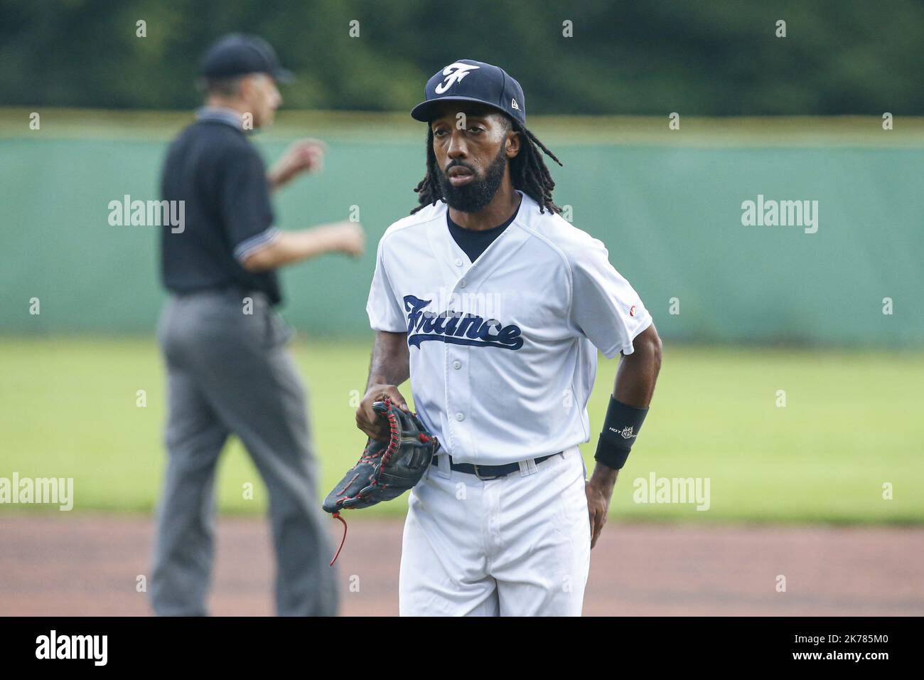 Felix Brown of France reacts during the Yoshida Challenge International