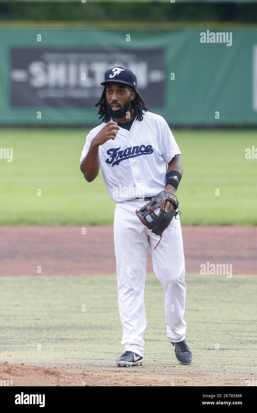 Felix Brown of France reacts during the Yoshida Challenge International