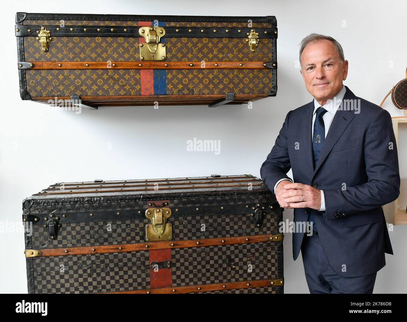 Louis vuitton luggage hi-res stock photography and images - Alamy