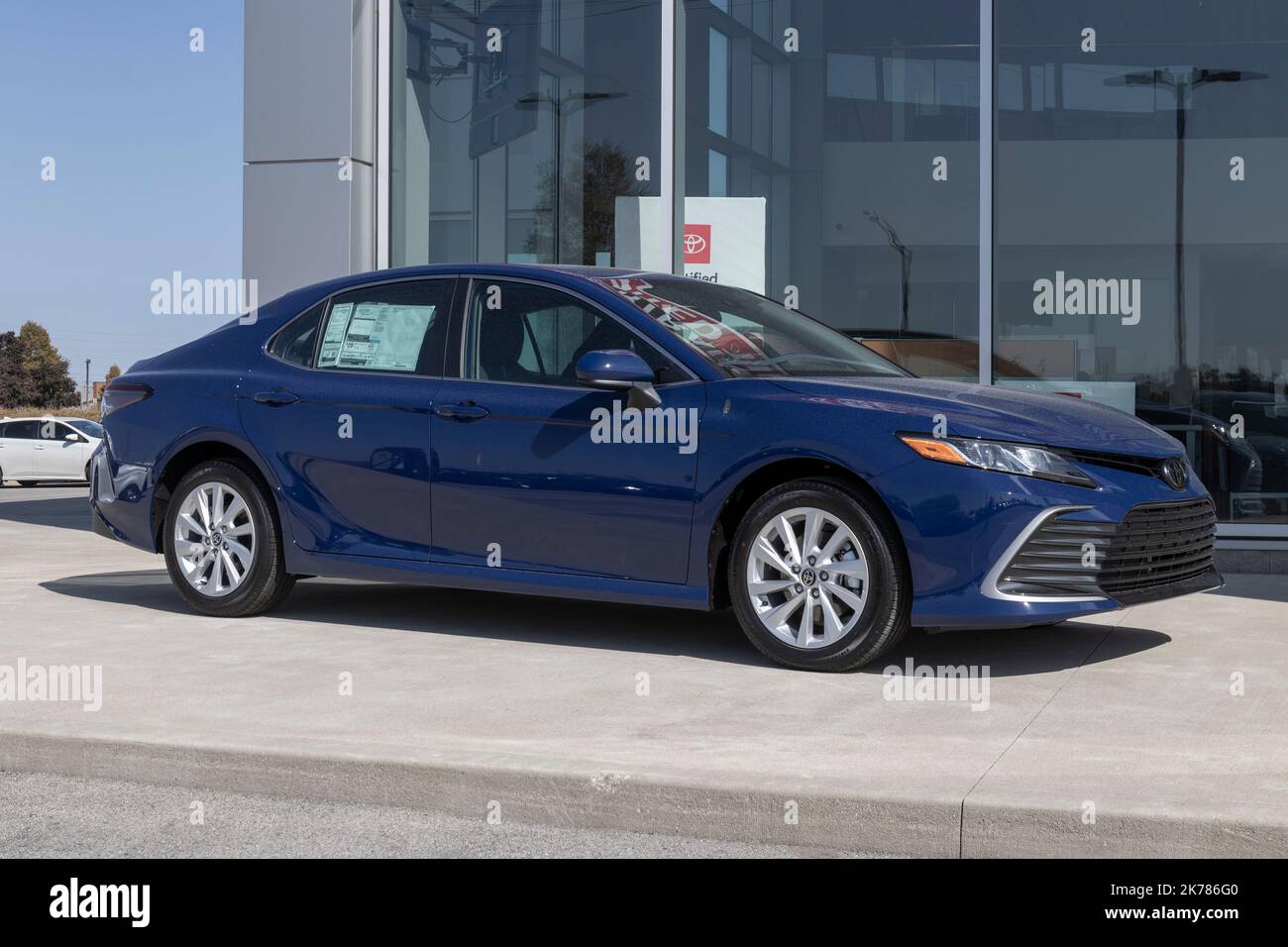 Whitestown - Circa October 2022: Toyota Camry display at a dealership ...
