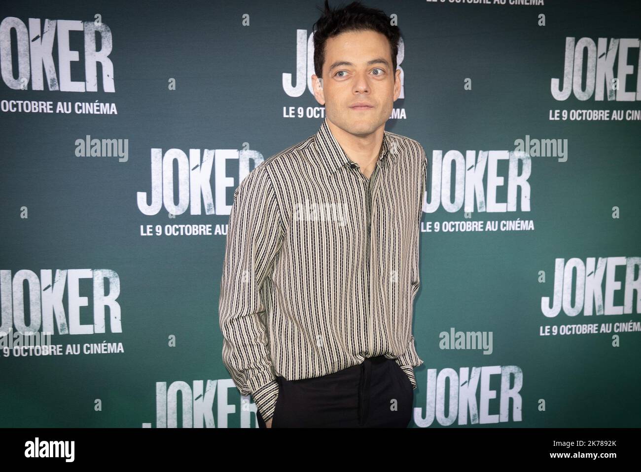Rami Malek  Joker premiere in Paris, France, on sept 23rd 2019 Stock Photo
