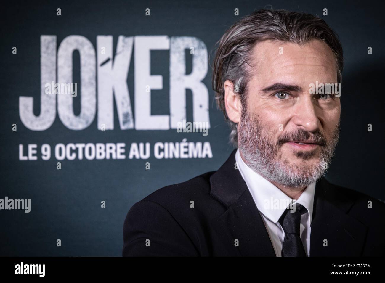 Joaquin Phoenix  Photo LP / Fred Dugit -      Joker premiere in Paris, France, on sept 23rd 2019 Stock Photo