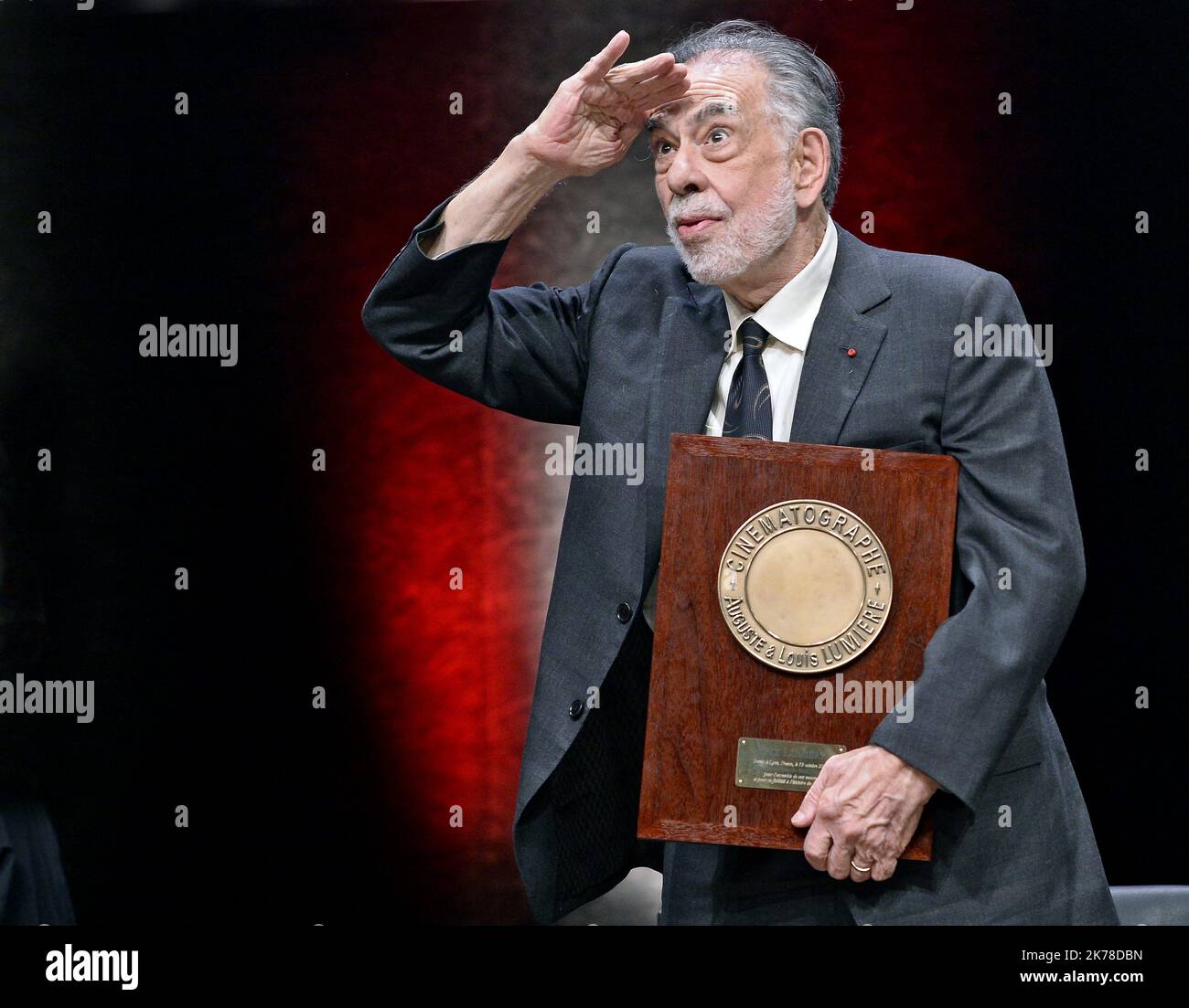 Francis Ford Coppola Francis Ford Coppola award ceremony. Prix Lumiere