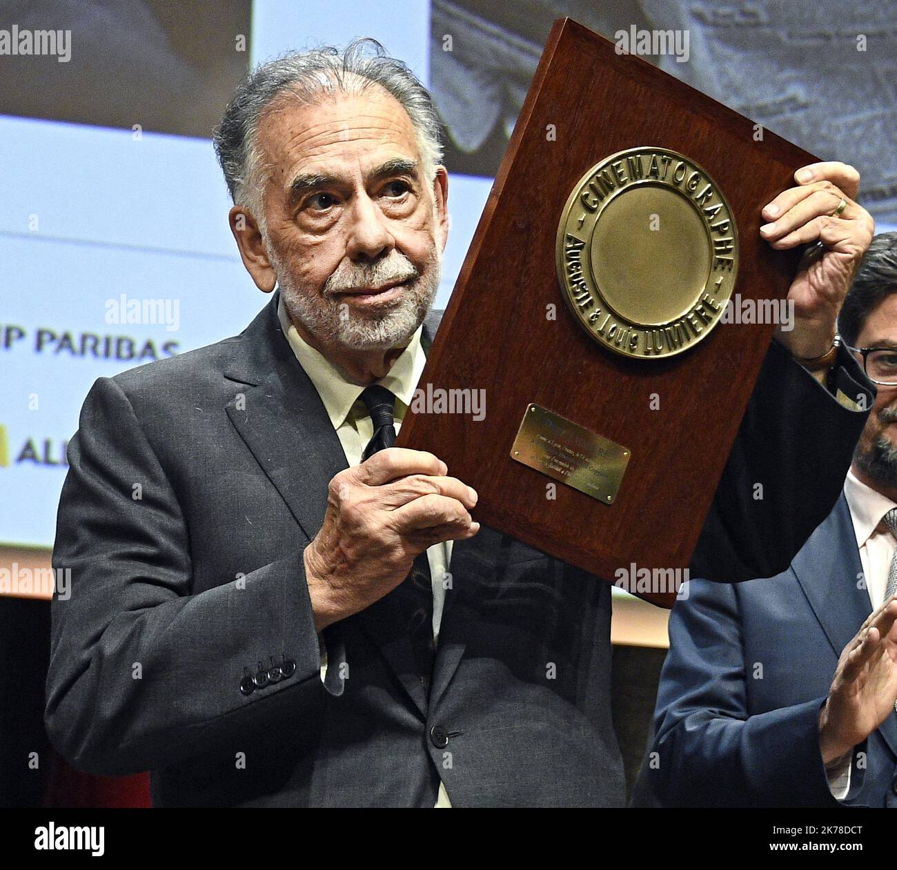 Francis Ford Coppola Francis Ford Coppola award ceremony. Prix Lumiere