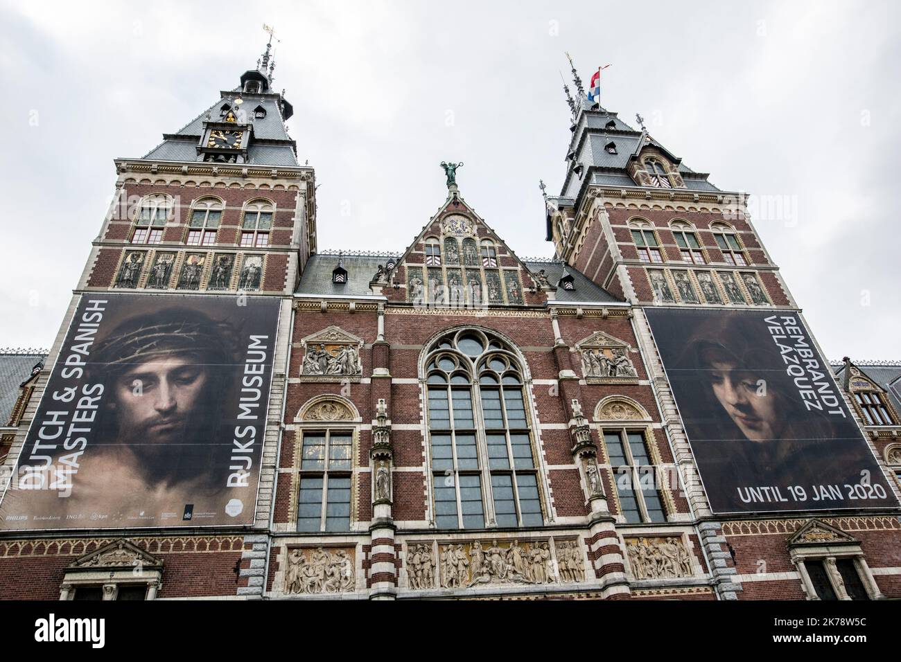 Netherlands (the) / Amsterdam  -  Rijksmuseum is a Dutch national museum, located in the capital Amsterdam. Stock Photo