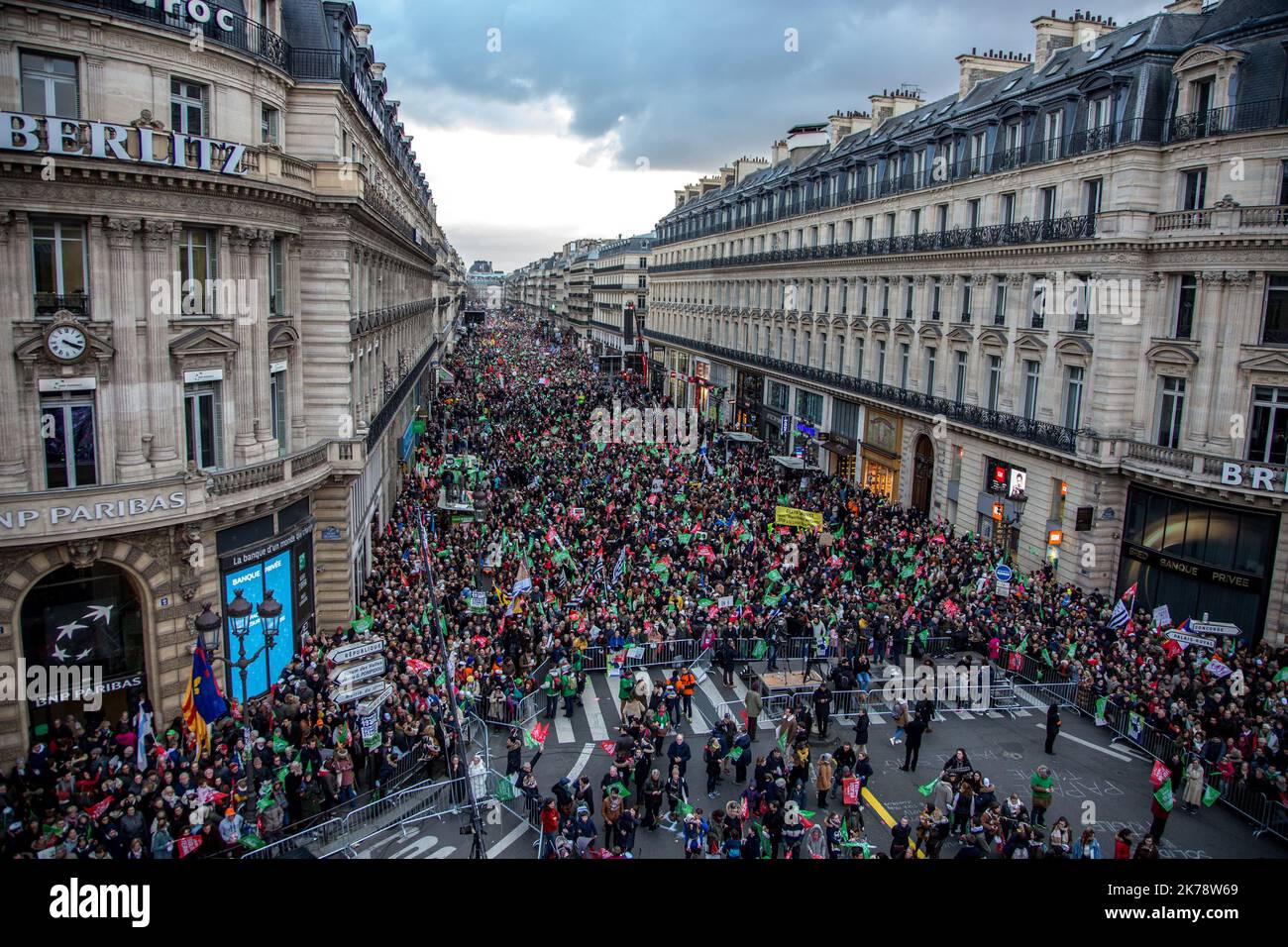 France / Ile-de-France (region) / Paris  -  ANTI MAR (Medically Assisted Reproduction) demonstration in Paris Stock Photo