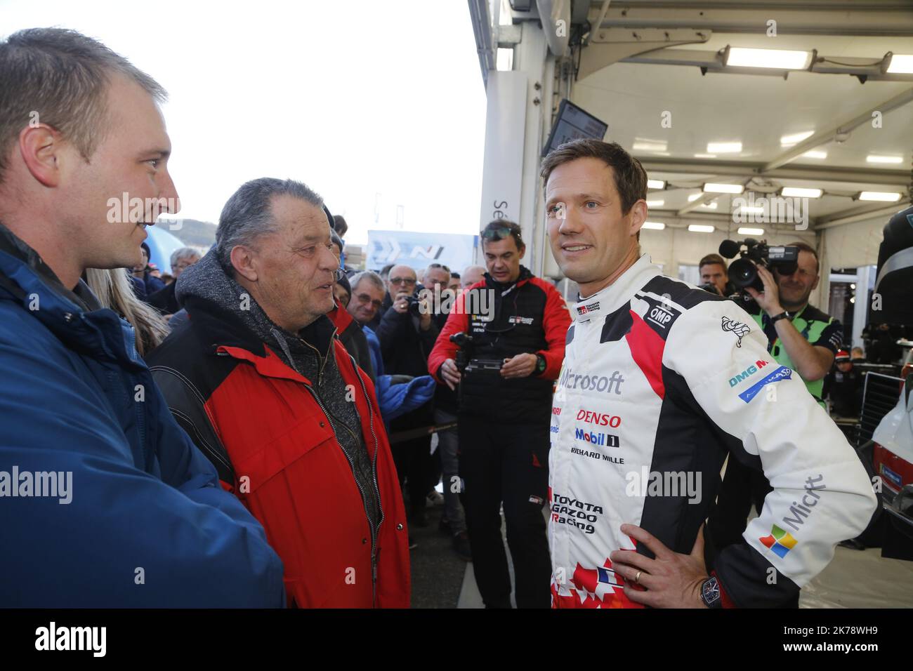 Sébastien Ogier at toyota at the Rally Carlo Rally, first round of the 2020 World Championship -   Monte Carlo WRC on Jan 23rd 2019 Stock Photo