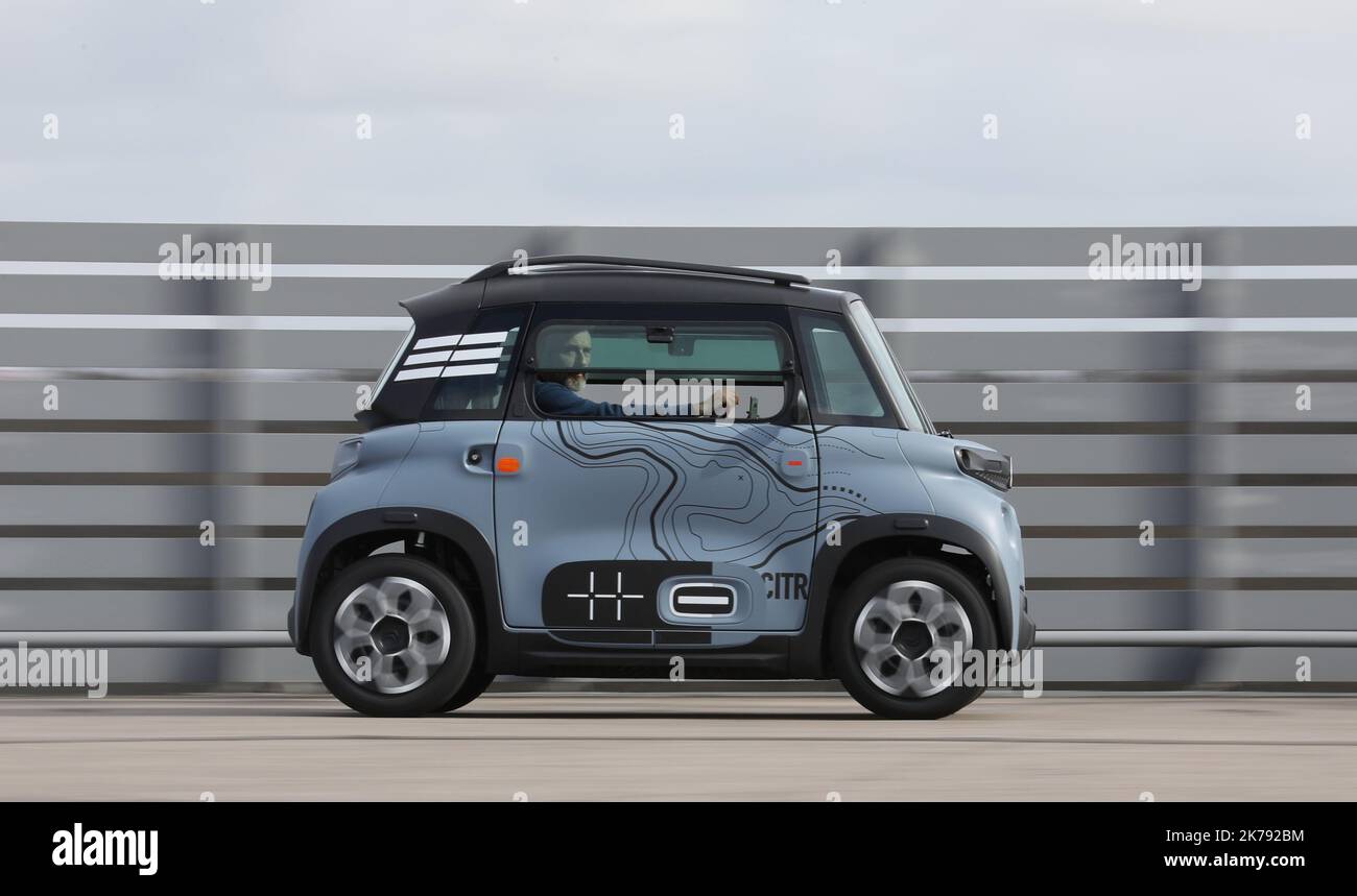 The new Citroen AMI Electric Vehicle, Velizy-Villacoublay Stock Photo ...
