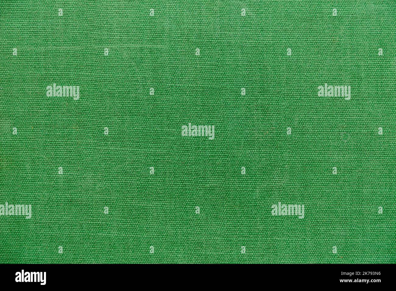 Abstract background, green fabric texture Stock Photo