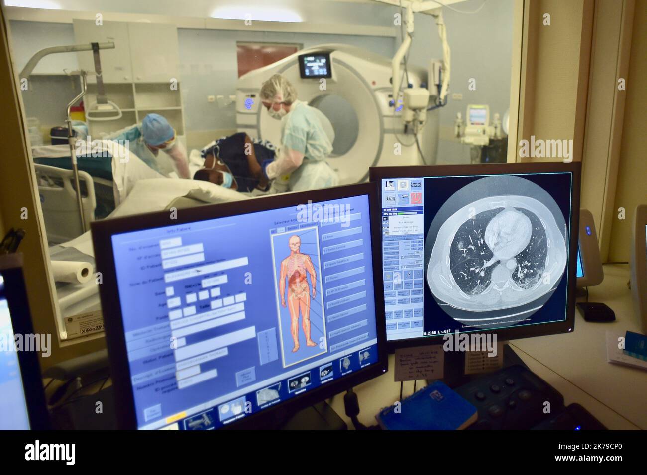 Medical staff including doctors and nurses carry out duties at private ...