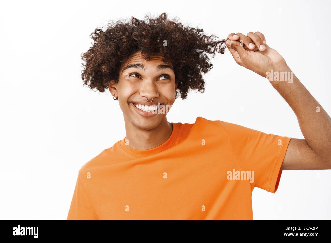 Arab male curly hair hi-res stock photography and images - Alamy