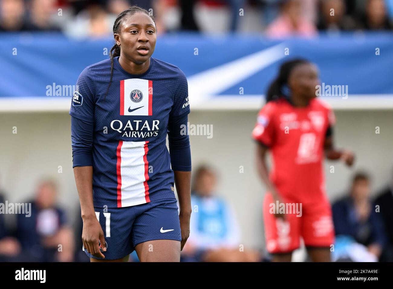 PARIS Kadidiatou Diani of Paris Saint Germain women during the French