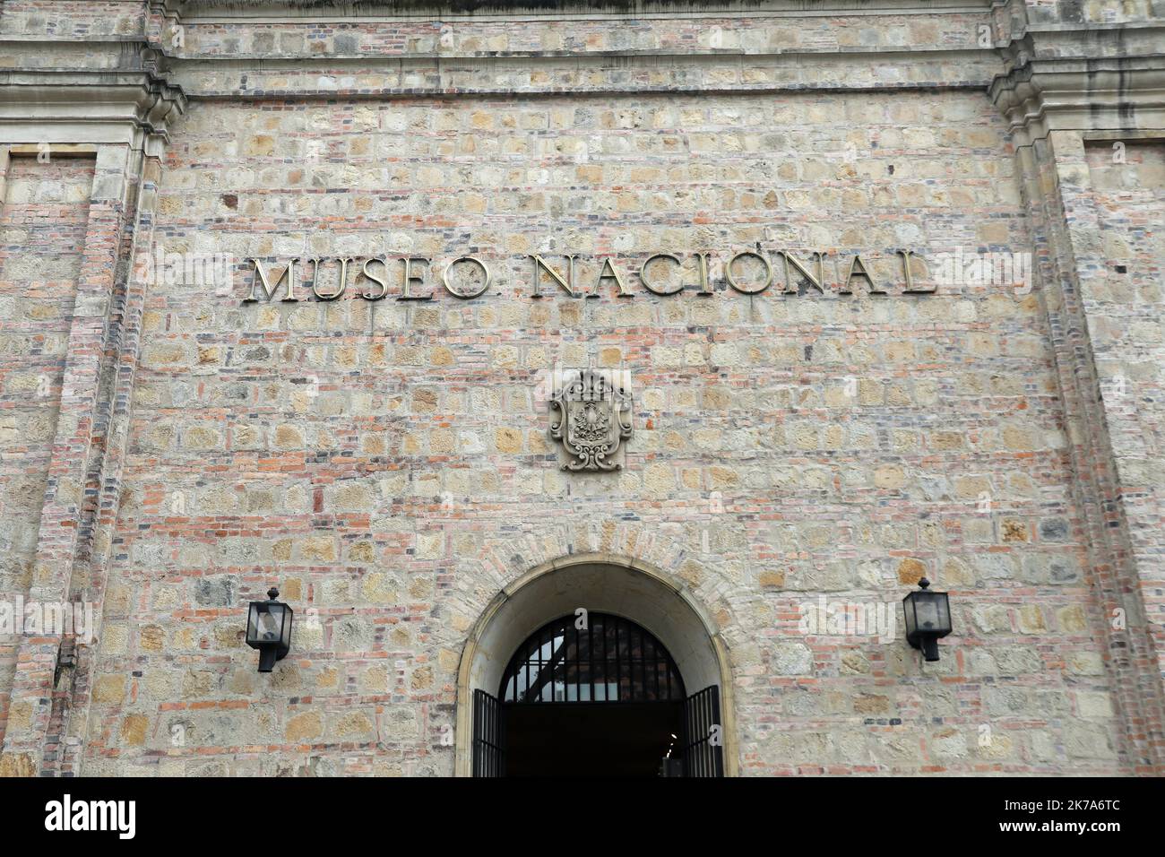 National Museum of Colombia in Bogota which was built in 1823 Stock Photo