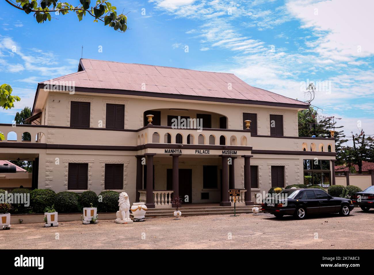 Kumasi, Ghana April 15, 2022 Picture of the Manhyia Palace Museum is