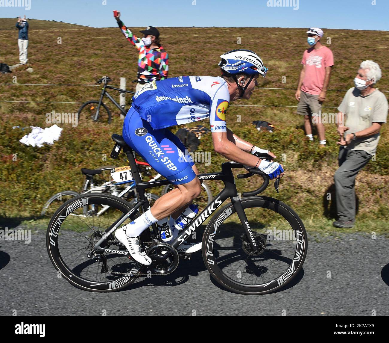 PHOTOPQR LE PROGRES Philippe VACHER Chalmazel Jeansagniere 12 09 2020 sport Bob Jungels. Ambiance en haut
