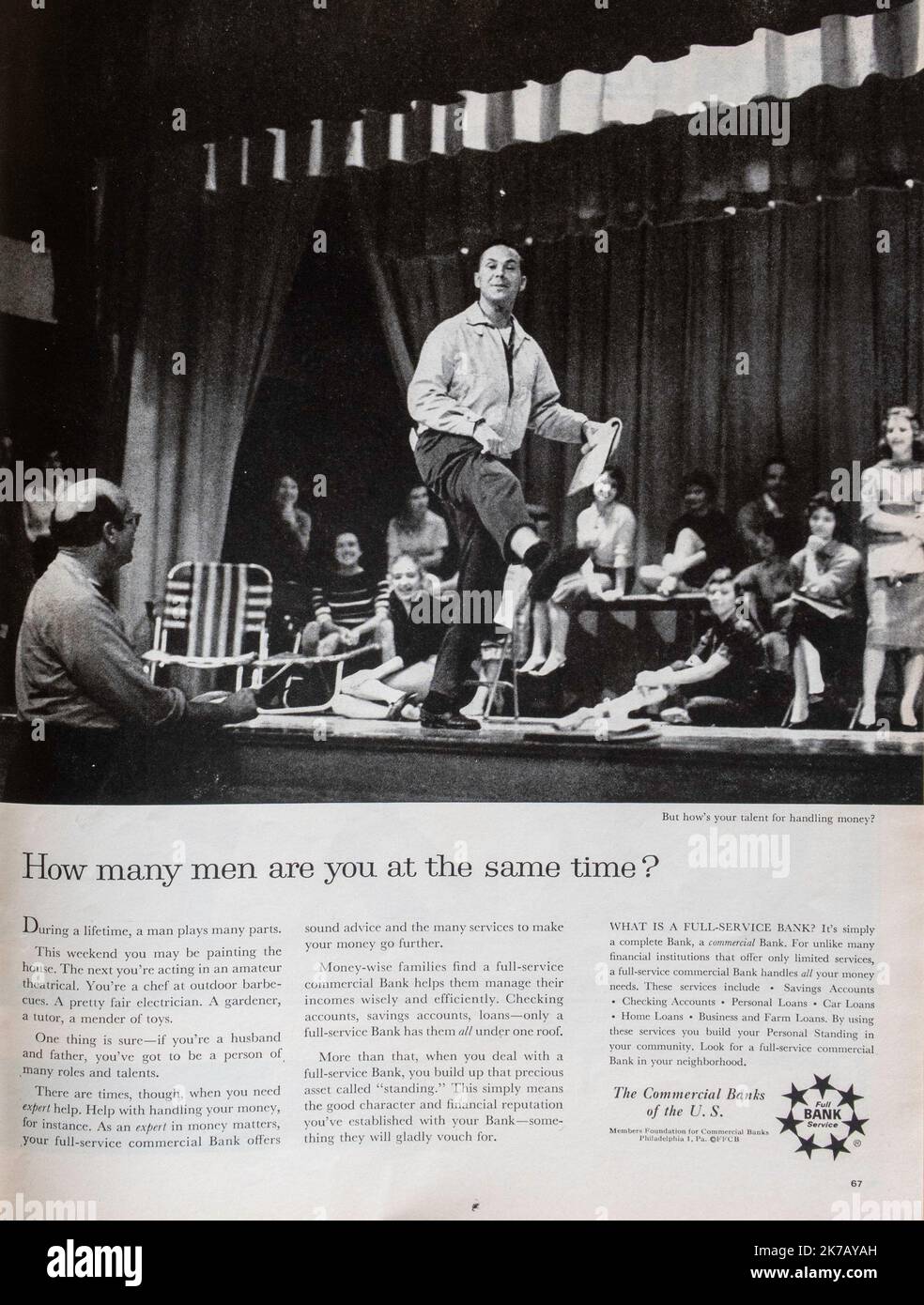 Vintage 27 January 1961 'Life' Magazine Advert, USA Stock Photo