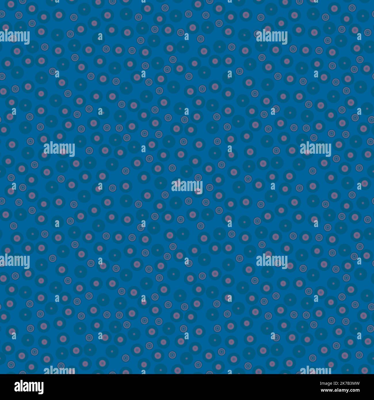 Abstract polka seamless pattern with colorful different balls on azure ...