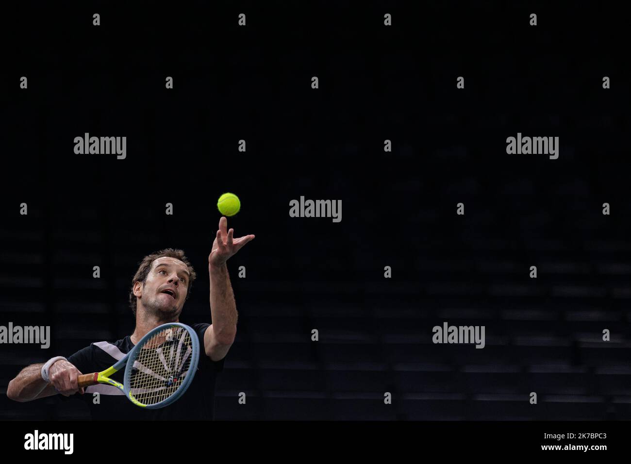 Taylor Fritz of USA during day 6 of the Rolex Monte-Carlo Masters 2022, an ATP  Masters 1000 tennis tournament on April 15, 2022, held at the Monte-Carlo  Country Club in Roquebrune-Cap-Martin, France -