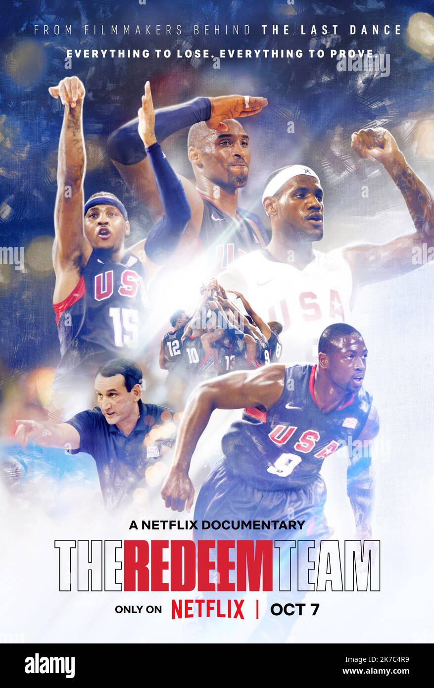 THE REDEEM TEAM US poster clockwise from top Kobe Bryant