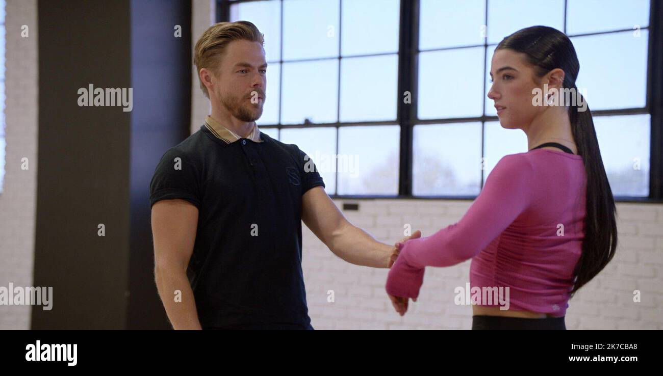 The d amelio show from left derek hough charli d amelio the time of
