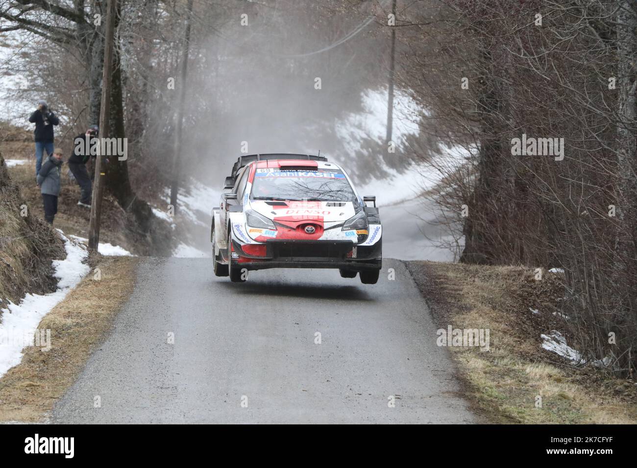 ©PHOTOPQR/LA PROVENCE/DUCLET Stéphane ; Sélonnet ; 23/01/2021 ; Rallye de Monté Carlo 2021. Spéciale La Bréole Selonnet Rovanpera The 2021 Monte Carlo Rally jan 23, 2021  Stock Photo