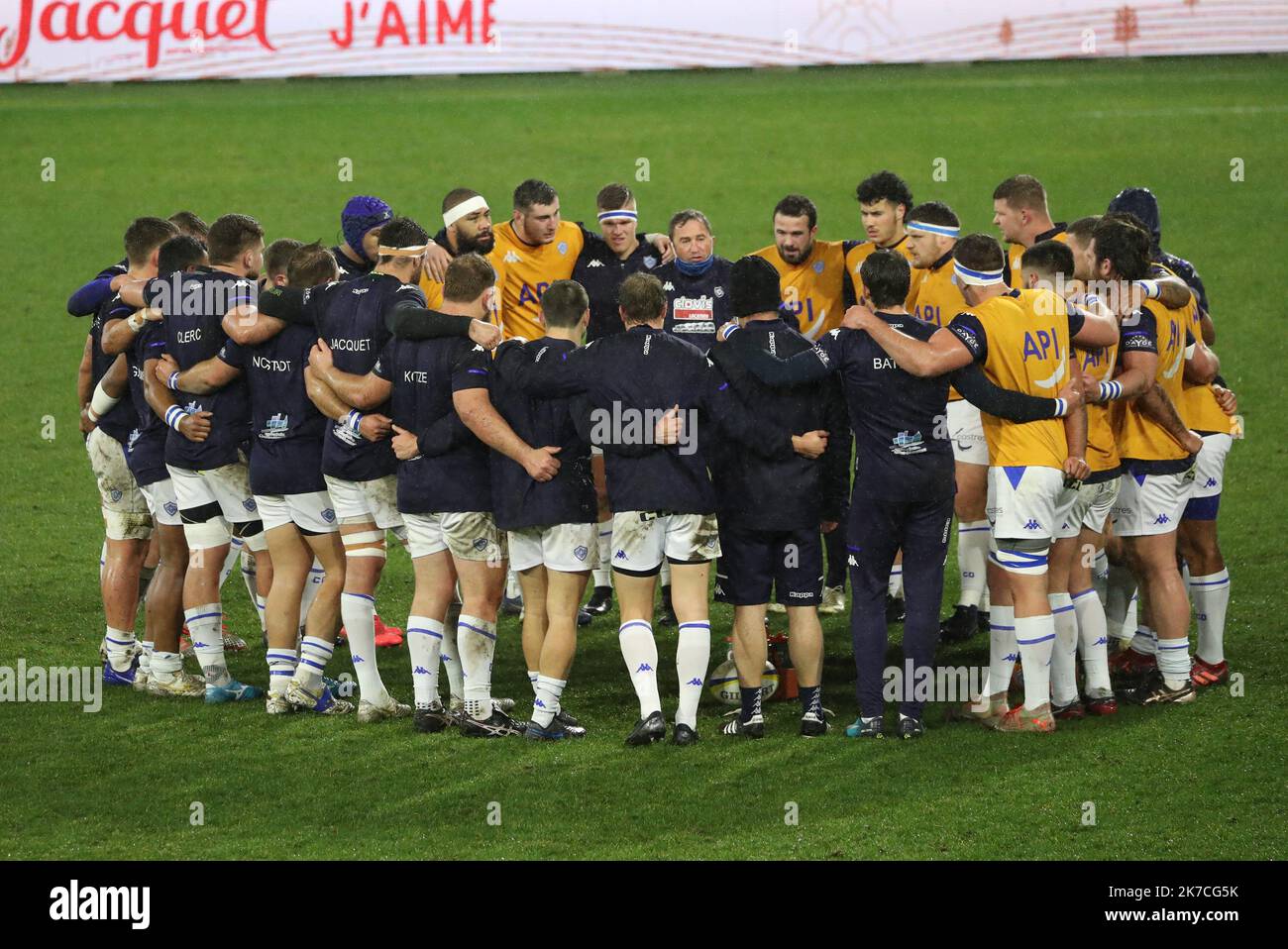 Thierry LARRET / Maxppp. Rugby Top 14 ASM Clermont Auvergne