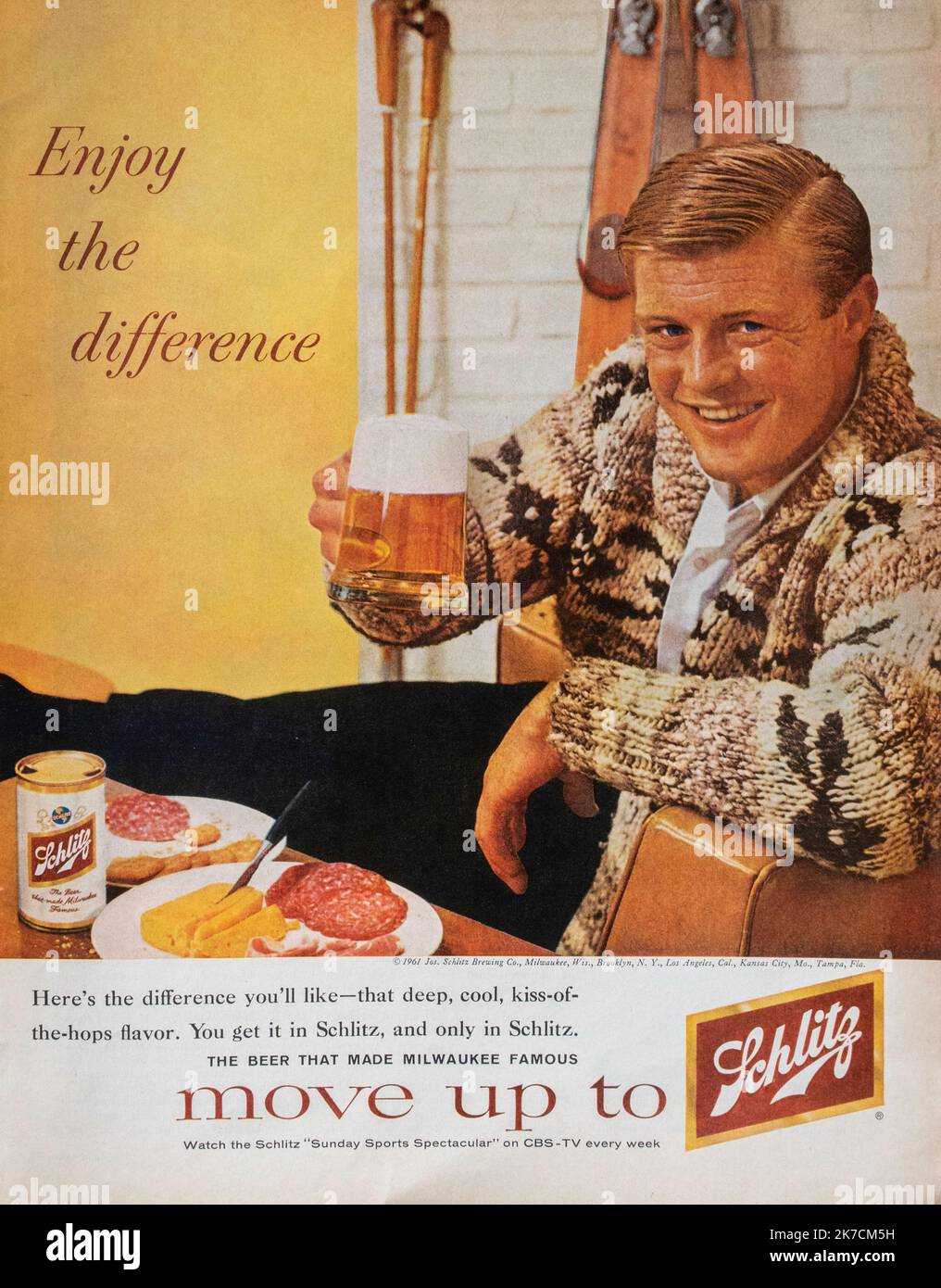 Vintage 27 January 1961 'Life' Magazine Advert, USA Stock Photo