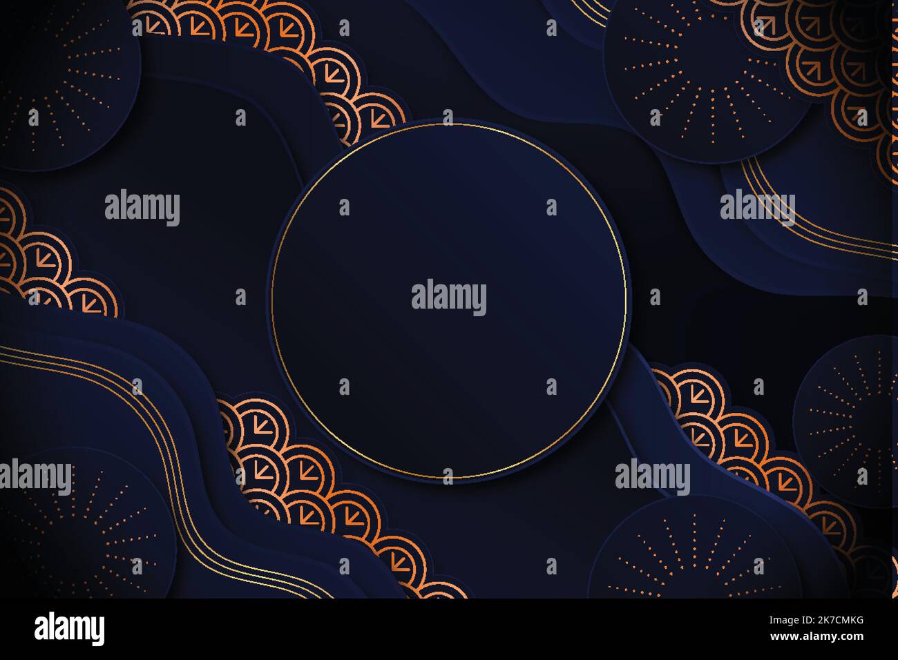 Luxury modern abstract scene. golden lines sparkle with free space for ...