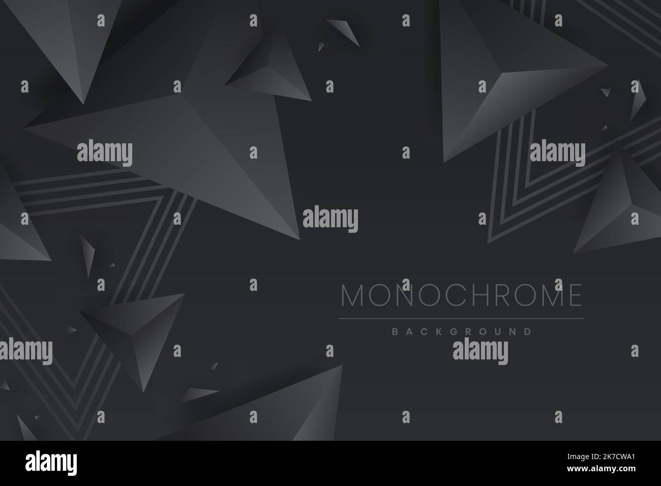gradient black monochrome background vector design illustration Stock Vector