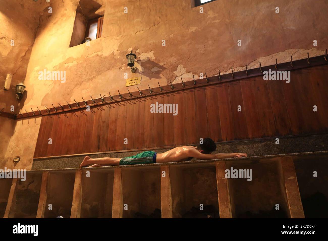 ©Yousef Deeb/Wostok Press/Maxppp Palestine, Gaza 13/03/2021 Hammam