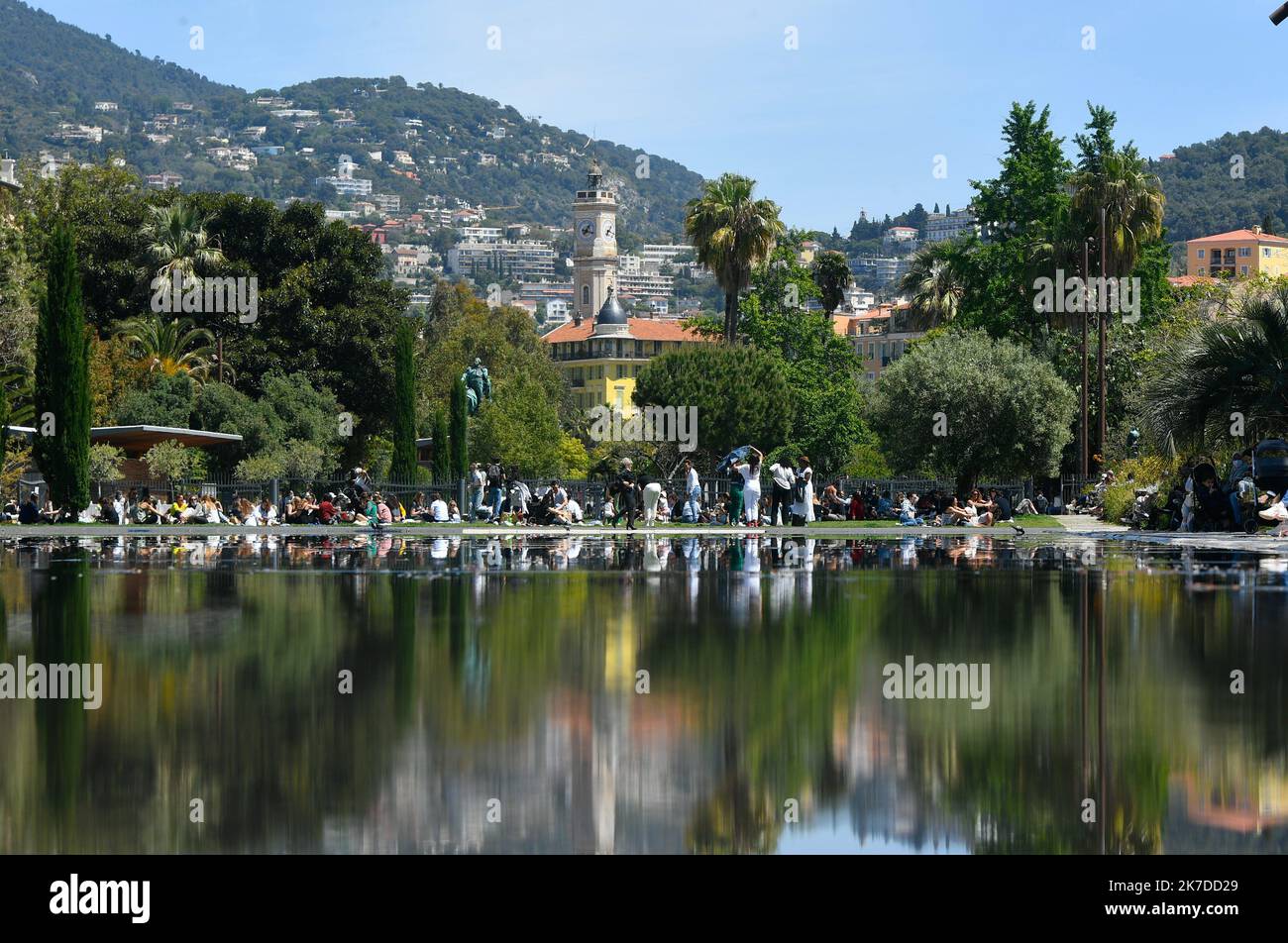 Nice Rou ©PHOTOPQR/OUEST FRANCE/Franck Dubray ; Nice ; 06/05/2021 ; Elections ...